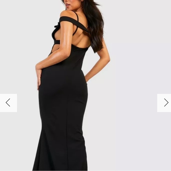 Lovers & Friends Black Cut Out Trumpet CeCe Gown - Picture 16 of 16